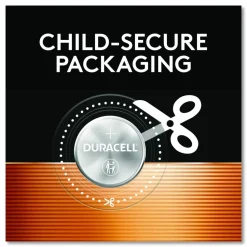 Duracell Lithium Coin Batteries With Bitterant, 2016, 2/Pack
