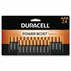 Duracell POWER BOOST Coppertop Alkaline AAA Batteries, 24/Pack