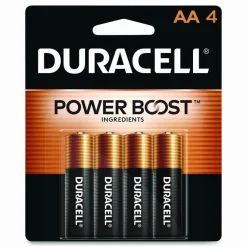 Duracell POWER BOOST Coppertop Alkaline AA Batteries, 224/Carton