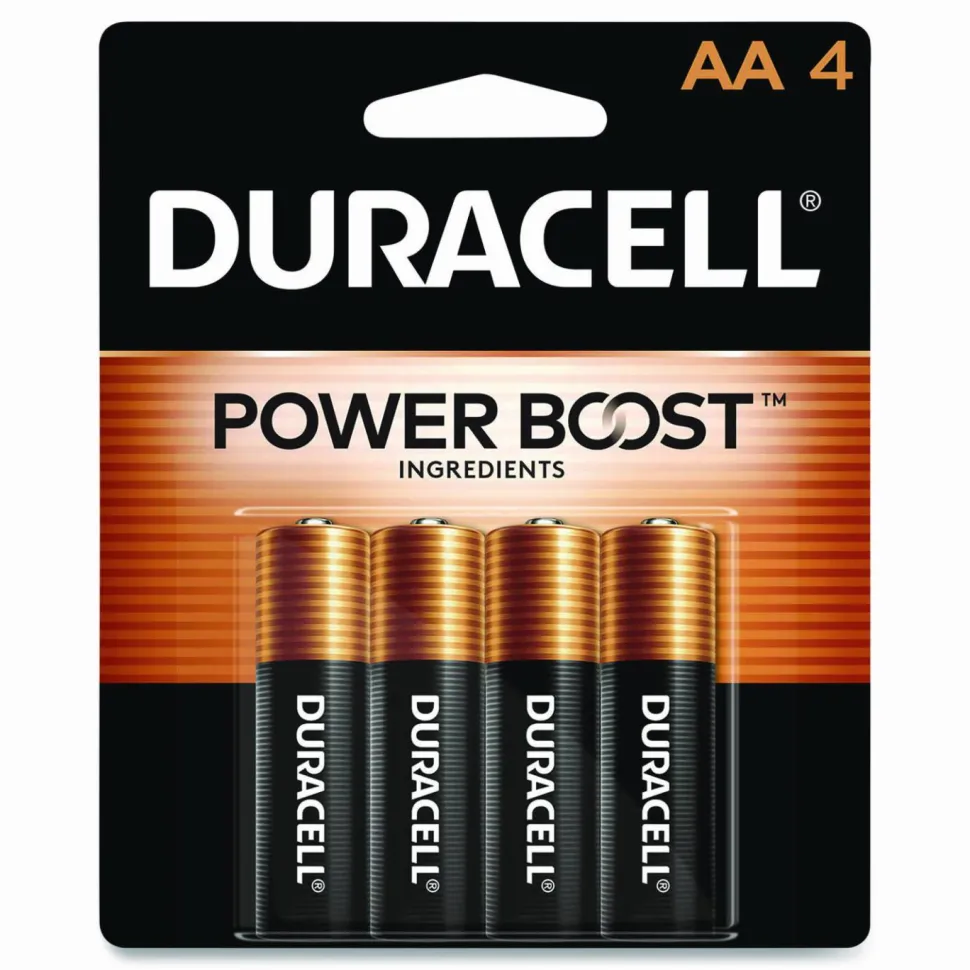 Duracell POWER BOOST Coppertop Alkaline AA Batteries, 224/Carton