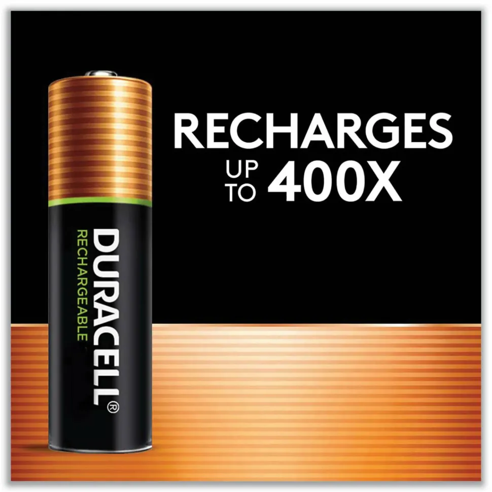 Duracell StayCharged Rechargeable AAA Batteries, Pack Of 4