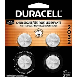 Duracell 2032 3V Lithium Battery 4-Packs