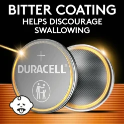 Duracell 2032 3V Lithium Coin Batteries, Pack of 6