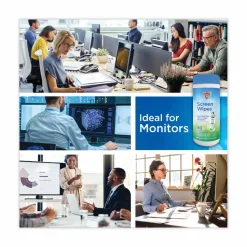 Dust Off Antistatic Monitor Wipes, Pack Of 80