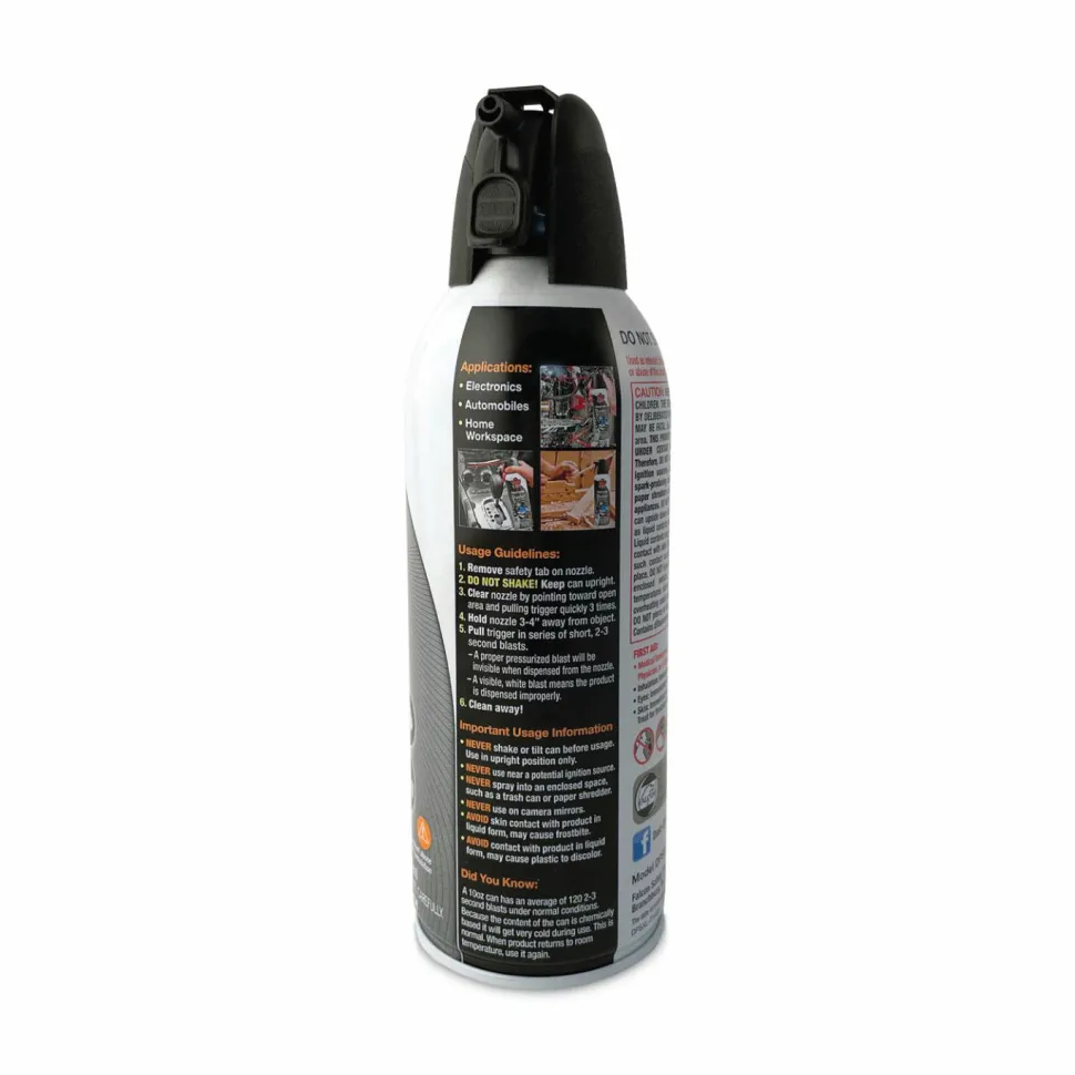 Dust-Off Plus Disposable Compressed Gas Duster, 10 Oz Bottle