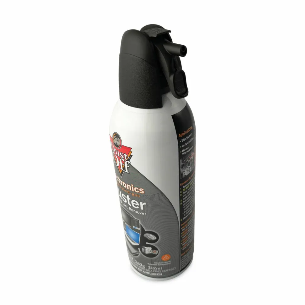 Dust-Off Plus Disposable Compressed Gas Duster, 10 Oz Bottle