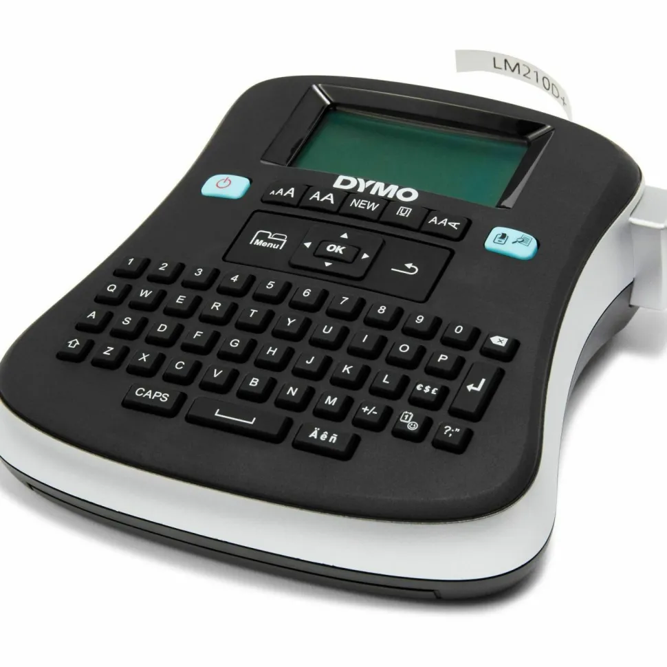 DYMO LabelManager 210D Label Maker, 2 Lines, 6.1 x 6.5 x 2.5