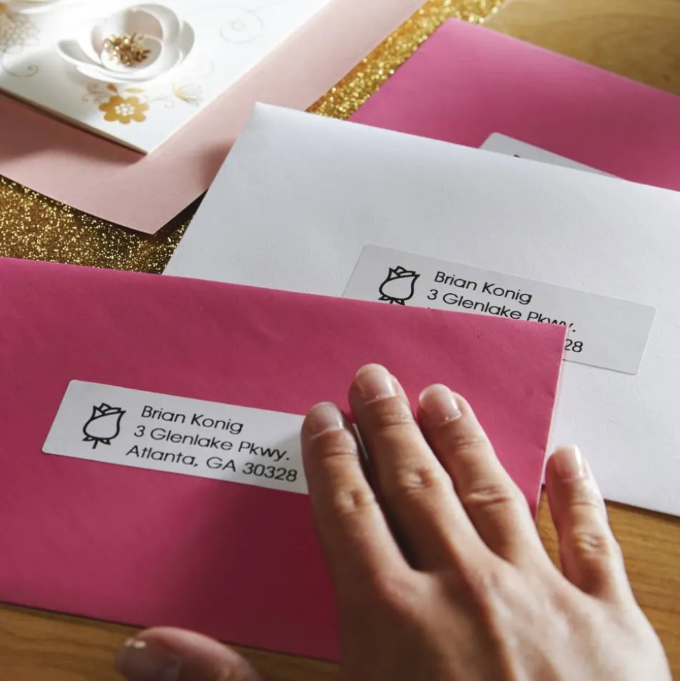 DYMO LabelWriter Address Labels, 1.12" x 3.5", White, 130 Labels/Roll, 2 Rolls/Pack