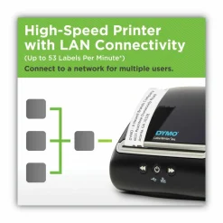 DYMO LabelWriter 5XL Series Label Printer, 53 Labels/min Print Speed, 5.5 x 7 x 7.38