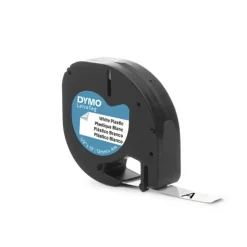 DYMO LT 91331 Black-On-White Tape, 0.5" x 13'