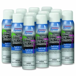 Dymon Graffiti/Paint Remover, Jelled Formula, 17.5 oz Aerosol Spray, Carton of 12