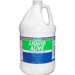 Dymon Liquid Alive Odor Digester, Neutral Scent, 128 Oz Bottle, Case Of 4