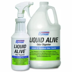 Dymon LIQUID ALIVE Odor Digester, 32 oz Bottle, 12/Carton