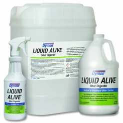 Dymon LIQUID ALIVE Odor Digester, 32 oz Bottle, 12/Carton
