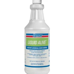 Dymon LIQUID ALIVE Odor Digester, 32 oz Bottle, 12/Carton