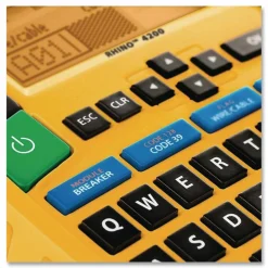 DYMO Rhino 4200 Basic Industrial Handheld Label Maker, 1 Line, 4.06 x 8.46 x 2.24