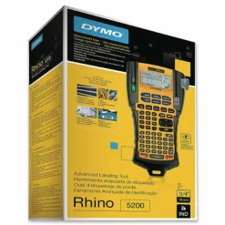 DYMO Rhino 5200 Industrial Label Maker, 5 Lines, 6.12 x 11.25 x 3.5
