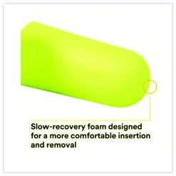 E-A-R Classic Earplugs, Soft Foam, Neon Yellow, 500 Pairs
