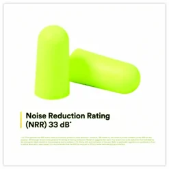 E-A-R Classic Earplugs, Soft Foam, Neon Yellow, 500 Pairs