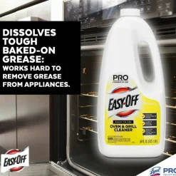 Easy-Off Oven/Grill Cleaner - 64 fl oz (2 quart) - Non-flammable - Clear Bottle - 1 Each