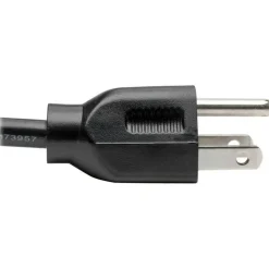 Eaton Tripp Lite Series Desktop Computer AC Power Cable, NEMA 5-15P to C13 - 10A, 125V, 18 AWG, 25 ft. (7.62 m), Black