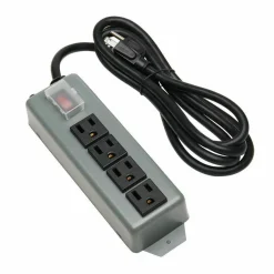 Eaton Tripp Lite Series Industrial Power Strip, 4-Outlet, 6 ft. (1.8 m) Cord, Locking Switch Cover