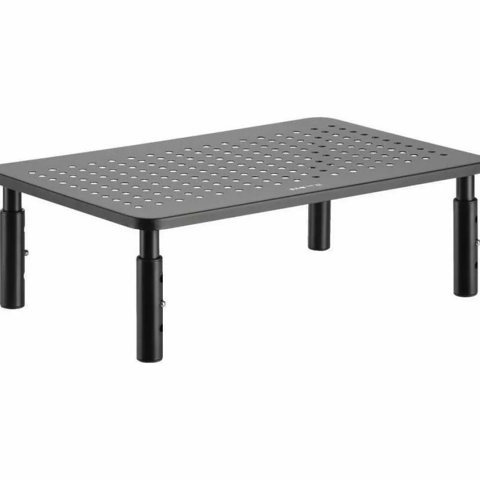 Eaton Tripp Lite Series Monitor Riser for Desk, 14 x 9 in. - Height Adjustable, Metal, Black