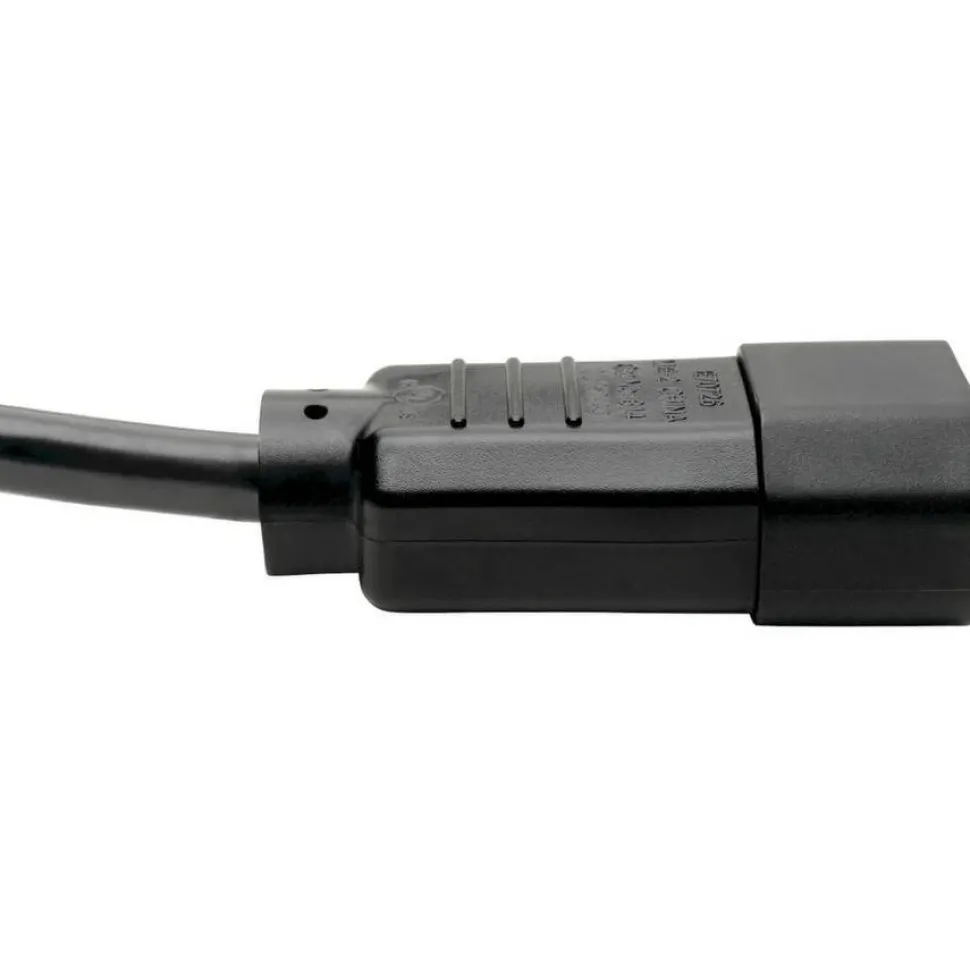 Eaton Tripp Lite Series PDU Power Cord, C13 to C14 - 10A, 250V, 18 AWG, 2 ft. (0.61 m), Black