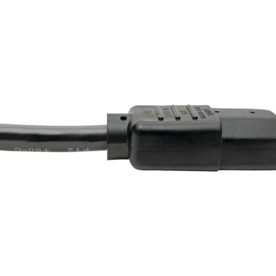 Eaton Tripp Lite Series PDU Power Cord, C13 to C14 - 10A, 250V, 18 AWG, 2 ft. (0.61 m), Black