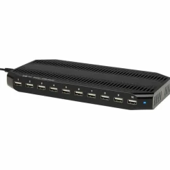 Eaton Tripp Lite Series 10-Port USB Charging Station Hub w Adjustable Storage Tablet/Smartphone/iPad/Iphone 5V 21A 105W - U280010ST