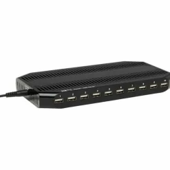 Eaton Tripp Lite Series 10-Port USB Charging Station Hub w Adjustable Storage Tablet/Smartphone/iPad/Iphone 5V 21A 105W - U280010ST