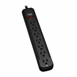 Eaton Tripp Lite Series Power It! 7-Outlet Power Strip, 25 ft. (7.62 m) Cord, Black Housing