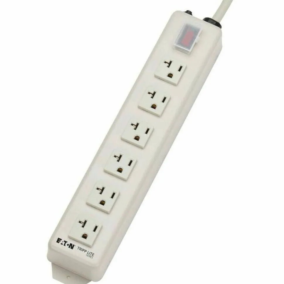 Eaton Tripp Lite Series Power It! 6-Outlet Power Strip, 15 ft. (4.57 m) Cord, 5-20P Plug, Metal Housing