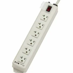 Eaton Tripp Lite Series Power It! 6-Outlet Power Strip, 15 ft. (4.57 m) Cord, 5-20P Plug, Metal Housing