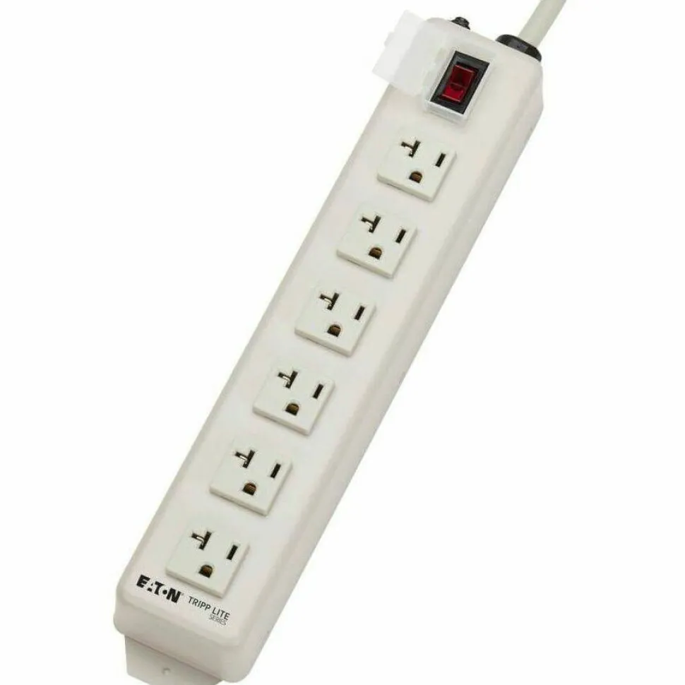 Eaton Tripp Lite Series Power It! 6-Outlet Power Strip, 15 ft. (4.57 m) Cord, 5-20P Plug, Metal Housing