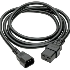 Eaton Tripp Lite Series Power Cord, C19 to C14 - Heavy-Duty, 15A, 250V, 14 AWG, 10 ft. (3.05 m), Black