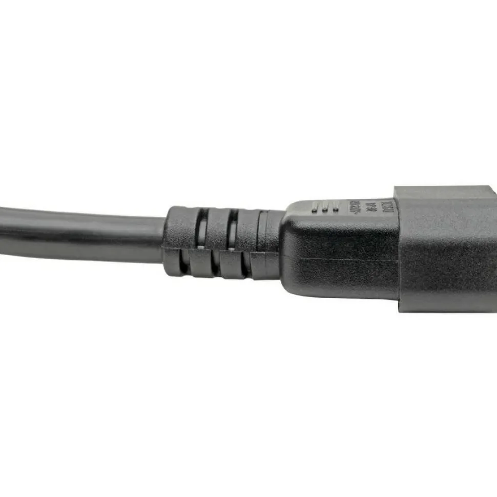 Eaton Tripp Lite Series Power Cord, C19 to C14 - Heavy-Duty, 15A, 250V, 14 AWG, 10 ft. (3.05 m), Black