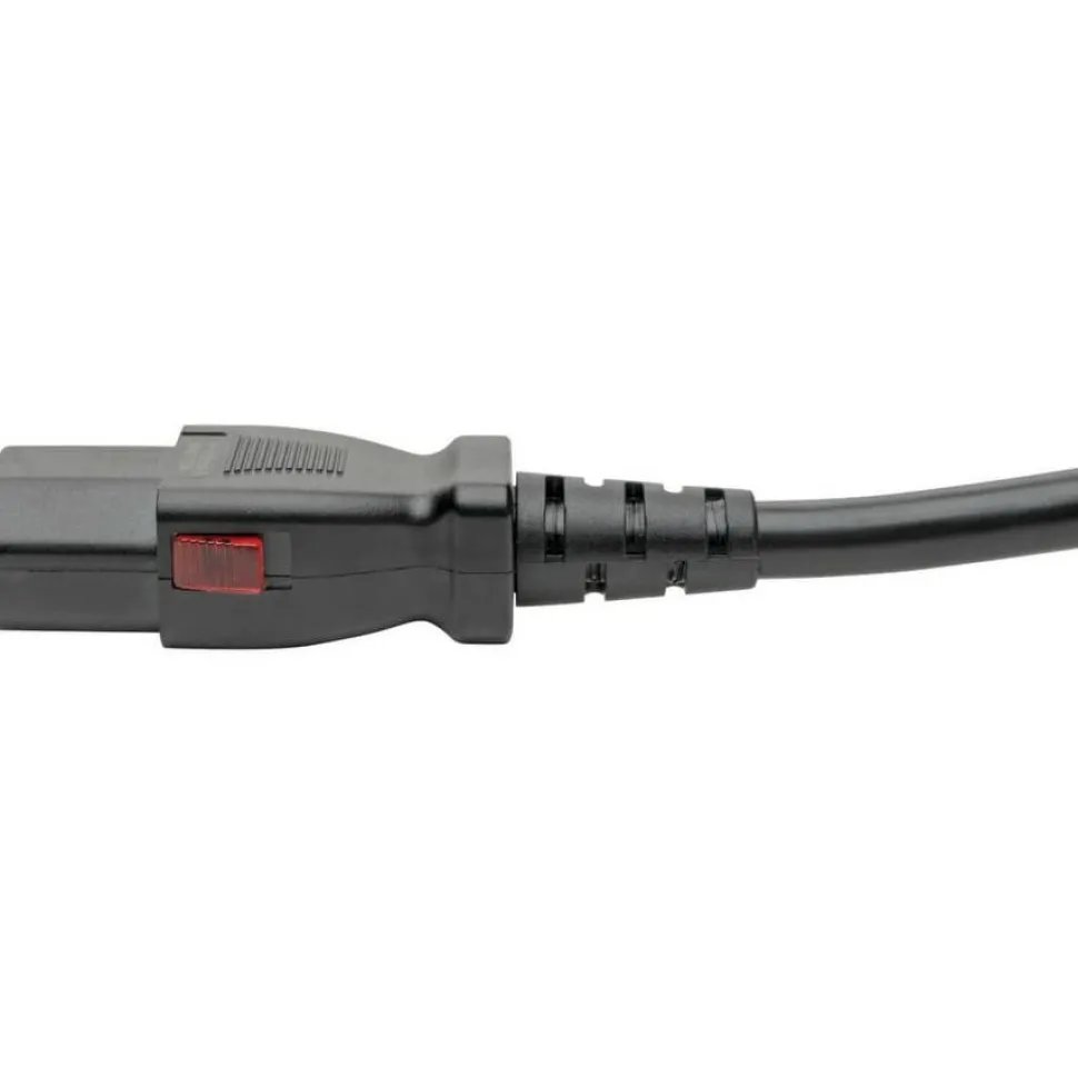 Eaton Tripp Lite Series Power Extension Cord, Locking C13 to C14 PDU Style - 10A, 250V, 18 AWG, 2 ft. (0.61 m)
