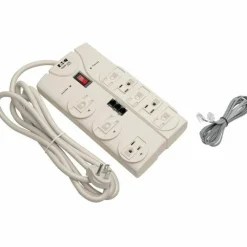 Eaton Tripp Lite Series Protect It! 8-Outlet Computer Surge Protector, 8 ft. (2.43 m) Cord, 2160 Joules, Tel/Modem/Fax Protection