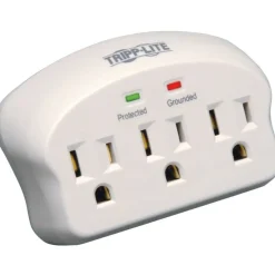Eaton Tripp Lite Series Protect It! 3-Outlet Surge Protector, Direct Plug-In, 660 Joules, 2 Diagnostic LEDs