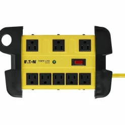 Eaton Tripp Lite Series Protect It! 8-Outlet Industrial Safety Surge Protector, 25 ft. Cord, 3900 Joules, Cord Wrap, Hang Holes