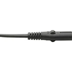 Eaton Tripp Lite Series 2-Slot Non-Polarized Replacement Power Cord, 1-15P to C7 - 10A, 120V, 18 AWG, 6 ft. (1.83 m), Black