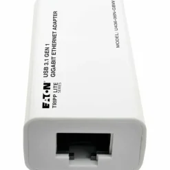 Eaton Tripp Lite Series USB-C to Gigabit Network Adapter, Thunderbolt 3 Compatibility - White