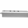 Eaton Tripp Lite Series USB to Gigabit Ethernet NIC Network Adapter with 3 Port USB 3.x (5Gbps) Hub