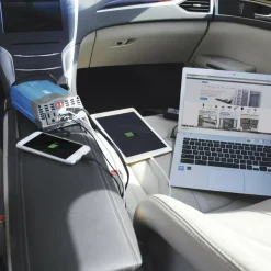 Eaton Tripp Lite Series 375W Ultra-Compact Car Power Inverter with 2 AC Outlets, 2 USB Charging Ports AC to DC - PV375USB