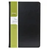 Eccolo Faux-Leather Journal, Black