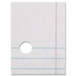 Ecology College-Lined Filler Paper, Letter Size Paper, White, Pack Of 150 Sheets