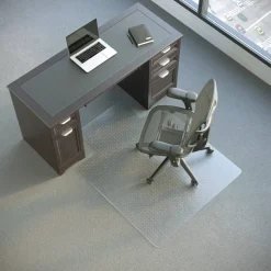 Economy Commercial Pile Chair Mat, Wide Lip, 45