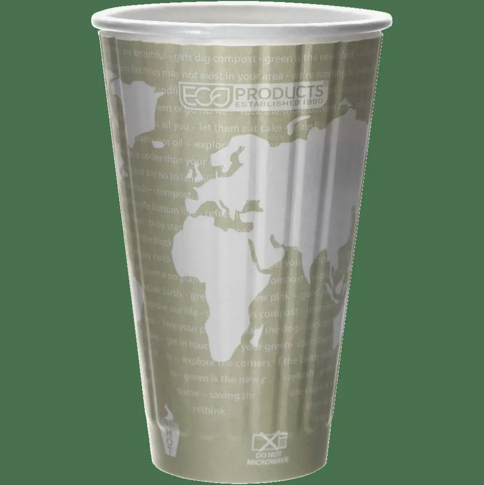 Eco-Products 16 oz World Art Insulated Hot Beverage Cups