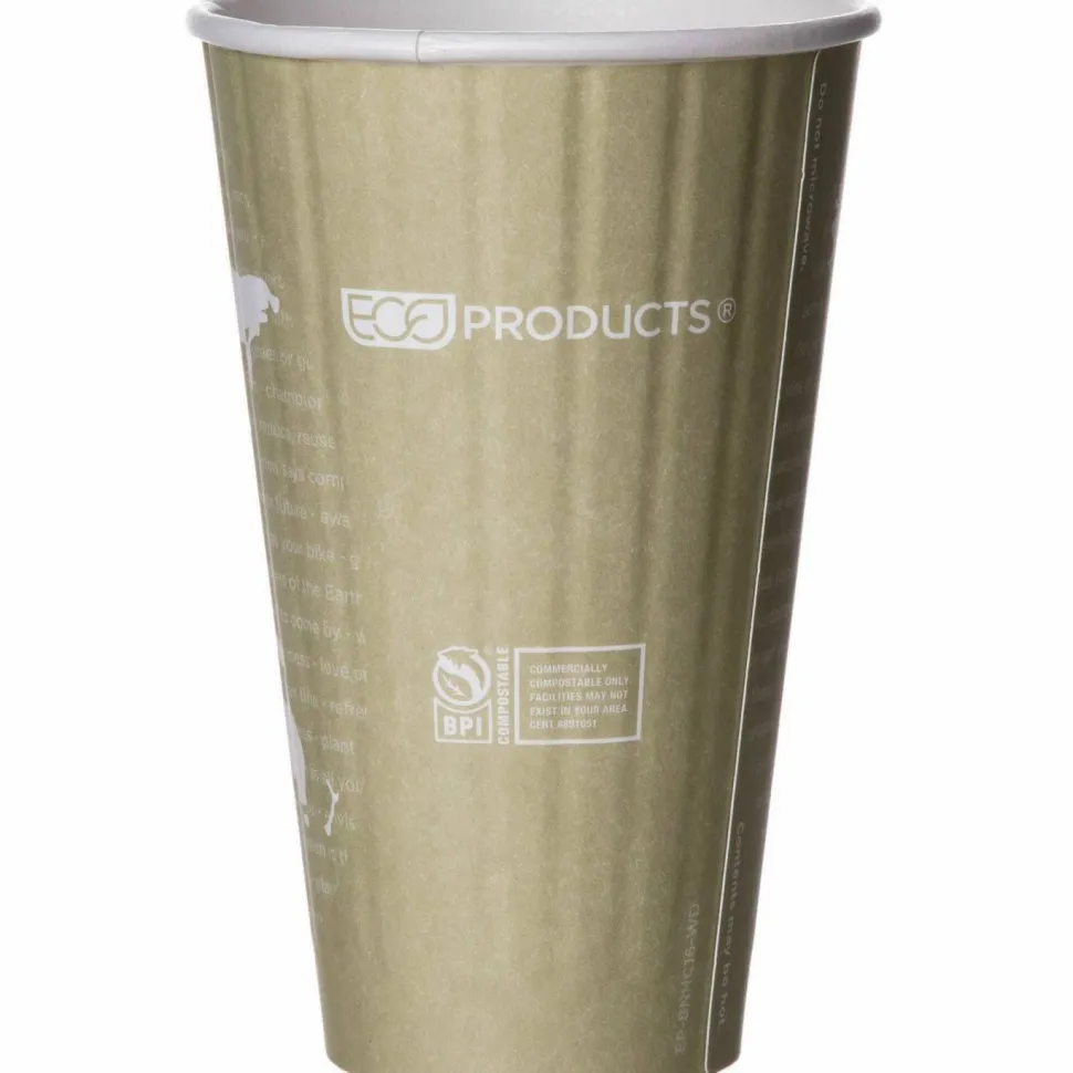 Eco-Products 16 oz World Art Insulated Hot Beverage Cups